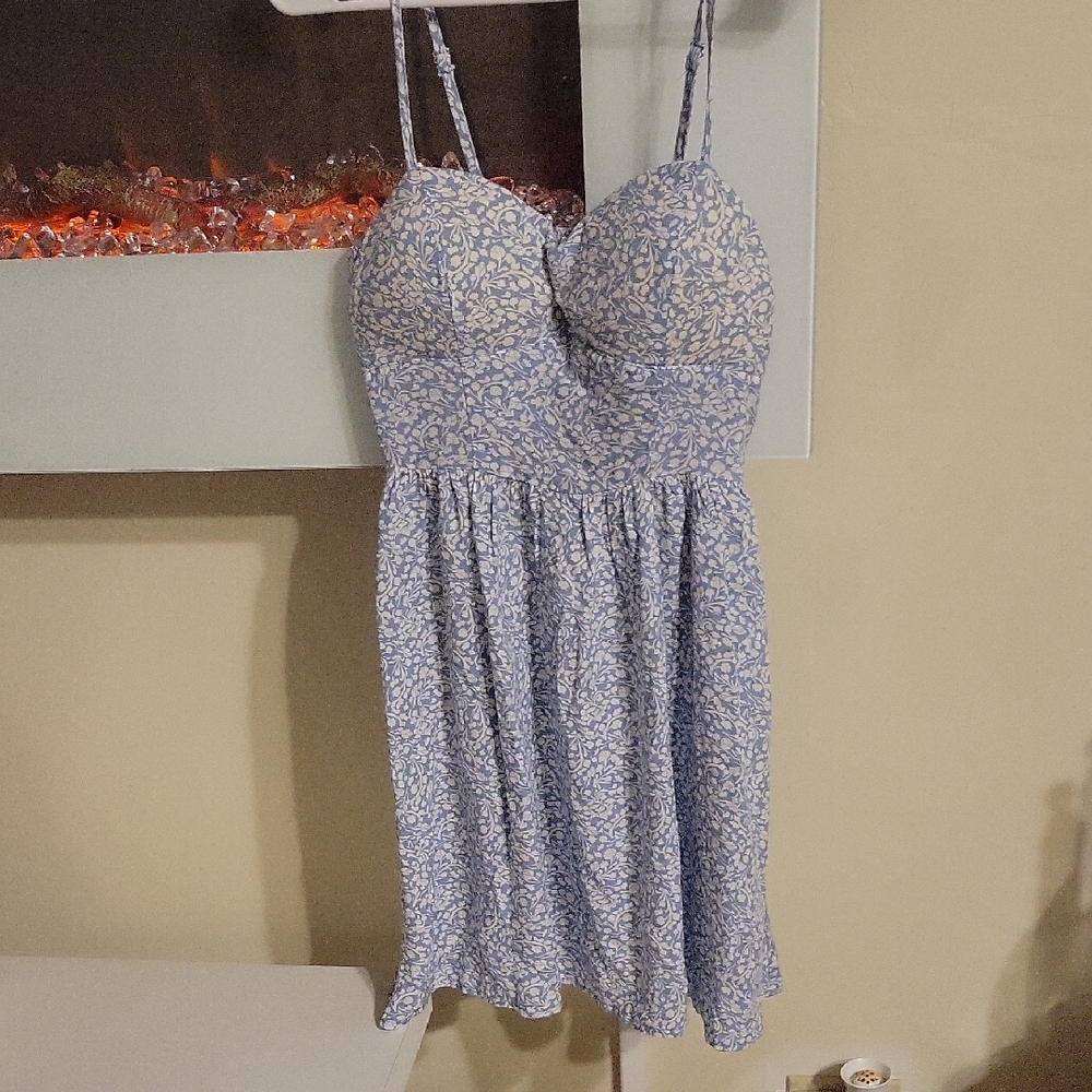 Floral Blue Dress